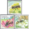 Liechtenstein 1482-1484 (complete.issue.) 2008 Bees (Stamps for collectors) invertebrate other
