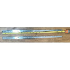 Newport Brass Cabinetry Rails 45mm Width Full Extension Ball Bearing Drawer Slide, Soft Close