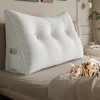 8 lbs Thickened Twin Wedge Pillow Headboard College Dorm Bed