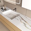 FunStick 16x472 White and Gold Marble Countertop Contact Paper Waterproof