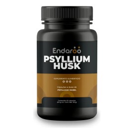Fibra De Psyllium Husk 100% Puro 60 Cápsulas