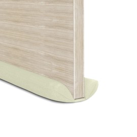 MOXVIO Home Double Under Door Draught Excluder, Water Proof Snow Proof 600D Oxford Fabric Door Draft Excluder, 70 to 90 cm Adjustable Door Draft Stopper, Premium Window Draught Excluder (Beige)