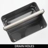 mDesign Plastic Shower Caddy Storage Organizer Utility Tote, Divided Basket