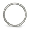 Solid Titanium Swirl Design 8mm Men's Wedding Brushed Matte Finish