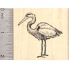 Great Blue Heron Rubber Stamp, Coastal Bird, Egret, Bittern