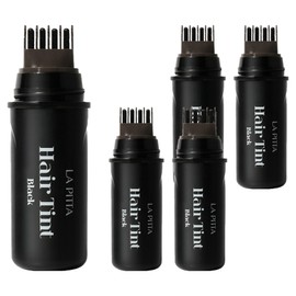 Lapita Gray Cover Tattoo Hair Tint 10ml, black, 5 pcs / 라피타 새치커버 타투 헤어틴트 10ml, 블랙, 5개