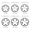 JZLTECH 130BCD Round Bike Chainring, 38T 40T 42T 44T 46T