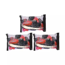 복분자 상투머리 마사지 3개입 피부 학교 관공서 때비누 각질 35WBCC153 Black Sesame Massage for Scalp 3 Pieces Skin School Office Dead Skin Remover Soap