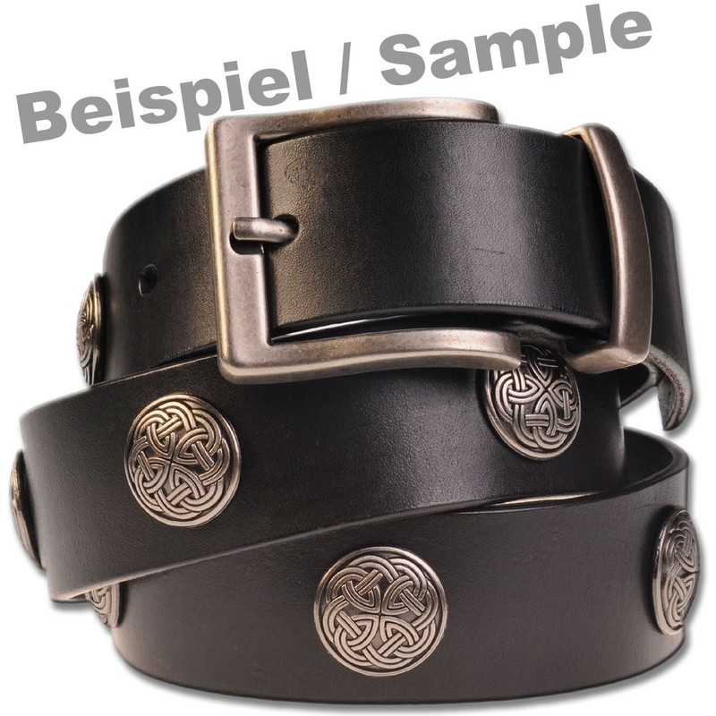 Celtic Knotwork No. 4 Screwback Concho, Decorative Svrew Back Rivet