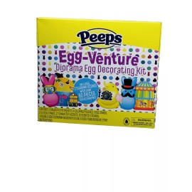 Peeps Egg Venture Diorama Egg Decorating Kit-80 Pc