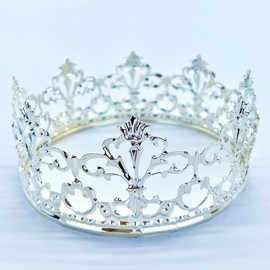 Decoración para tarta de princesa vintage para niños y niñas, decoración de tartas para bodas, color plateado