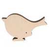 Wooden Bird Statues with Light 3D Hollow Hand Carved Birds