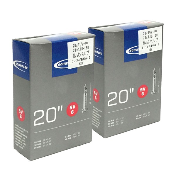 SCHWALBE (Genuine) 0.7 x 0.43/0.50 inches (20 x 1.10/1.50 mm),