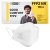 Good Mask Co.Good Comfort Adult Face Masks FFP2 Mask, Disposable