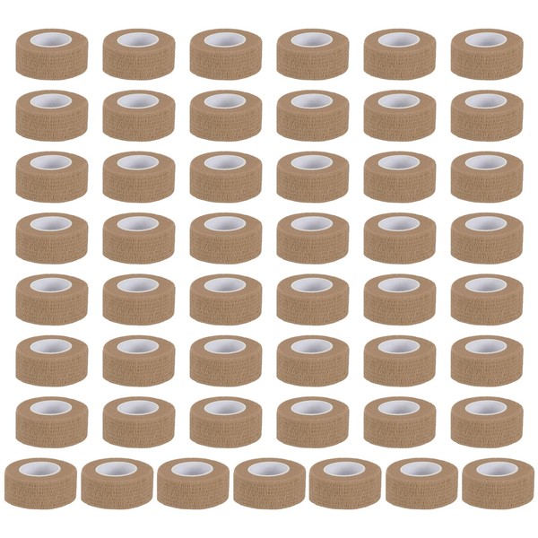 PATIKIL Self Adhesive Bandage Wrap 177" x 1", 50 Pcs