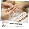 Housoutil Nail Art Rhinestones Multi-Shaped Crystals for Nail Decoration Craft