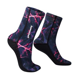 Summshall Neoprene Socks, 3mm Wetsuit Socks Thermal Diving Socks for Men Women Swimming Anti-slip Sailing Fin Socks