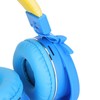 YLFASHION Kids Bluetooth Headphone Cartoon Foldable Adjustable Wireless Headset with