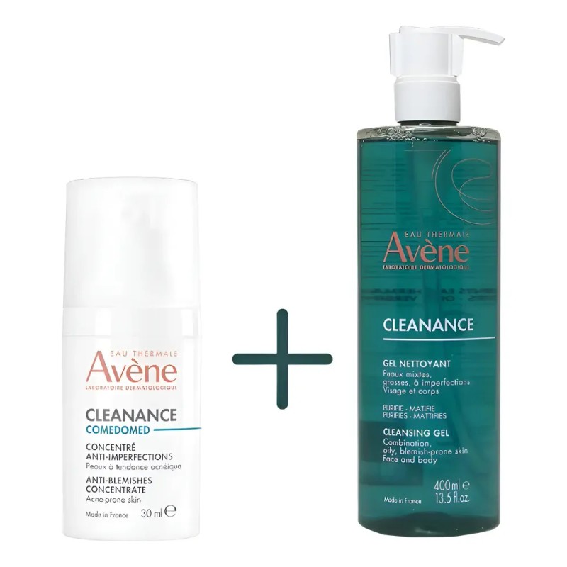 Avene Gel Limpiador Cleanace400ml + Cleanance Comedomed 30ml