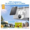 OJO 4G Cámara Vigilancia Exterior SIM Solar Inalámbricos 8MP Cámara