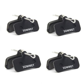 SOMMET 4 Pairs Bicycle Disc Brake Pads for Shimano Saint BR-M810 M820 Zee BR-M640