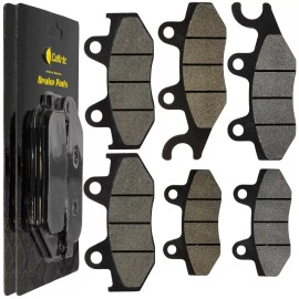 Caltric Brake Pads for Yamaha YFZ450 YFZ450R YFZ450X 2006-2019 Front Rear Brake Pads