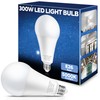 Nouscan 300W Equivalent LED Light Bulb, 4060LM Super Bright A23