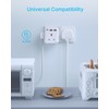 Multi Plug Adaptor with PD 20W Fast Charge USB C