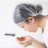 Multi-purpose Disposable Plastic Hair Caps 100 Sheets Transparent / 다용도 일회용 비닐 헤어캡 100매 투명