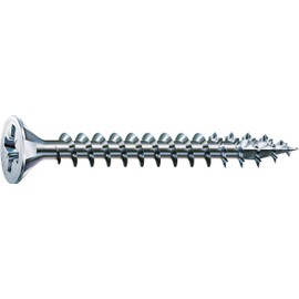 Spax All-Purpose Screw 5.0 x 40 mm Pack of 200, Phillips Z2/Countersunk Head/Fully Threaded/4Cut mm A3J, 1081010500403
