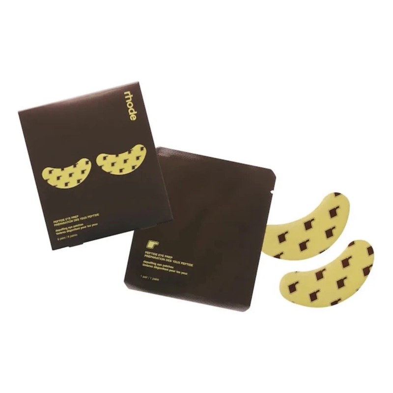 Rhode Peptide Eye Prep Banana Peel Parches Ojos Famosos