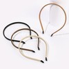 Herbeluemily Headband with Faux Leather, Fine Point, Stylish, Adult, Simple,