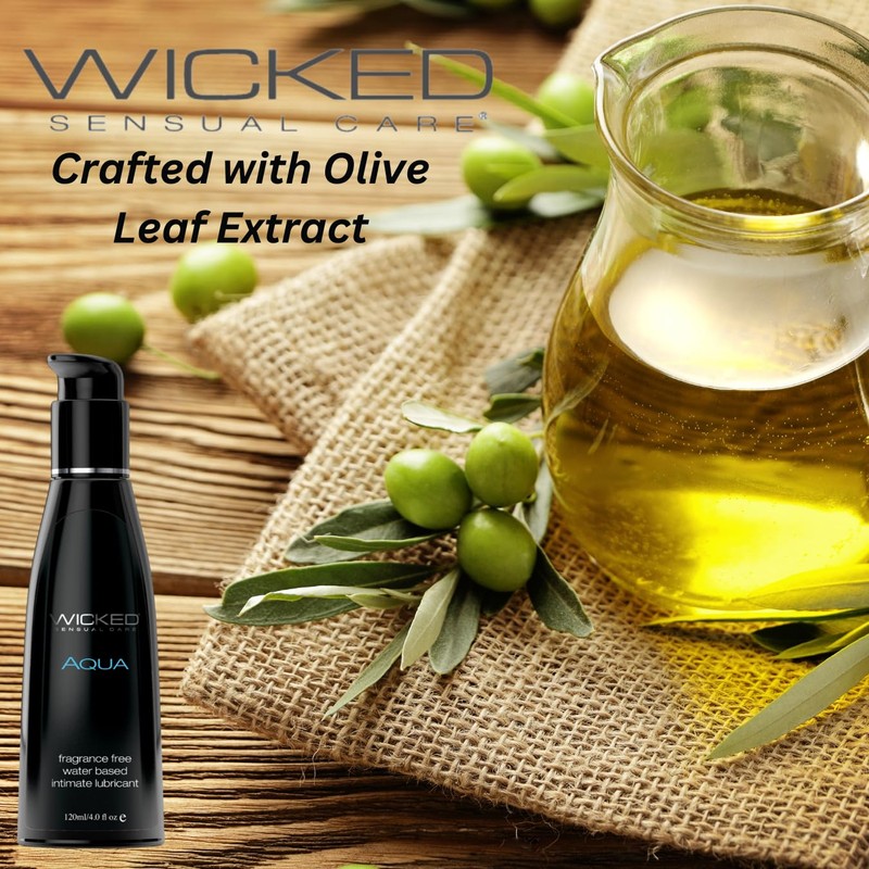 Wicked Sensual Care Aqua Waterbased, Black, 250 ml
