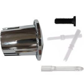 VHEUHZ Double Flush Double Button Croissant Multicolour Compatible with WC D2D Toilet Short Stroke Short AH0001800R 822043001