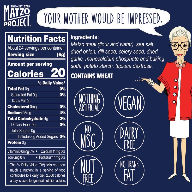 The Matzo Project Matzo Ball Mix, Natural, Vegetarian, No MSG,