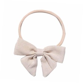 Abaodam Breathable Cotton Baby Headbands with Bow Comfortable Hair Accessories for Newborns and Toddlers Soft and Stylish for Everyday Wear