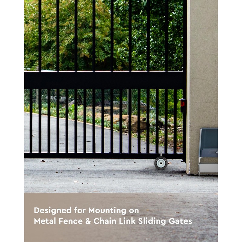 CO-Z 6" Heavy Duty Sliding Gate Wheel for Metal Tube,