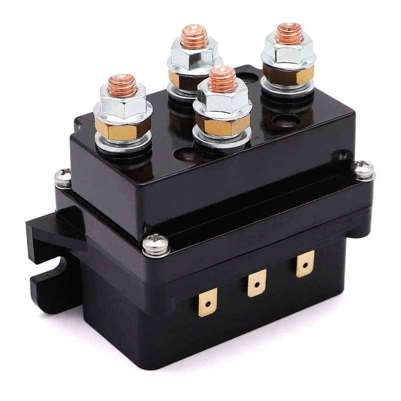 Torkettle 12V 500A Winch Solenoid Contactor Relay for 8000lbs-17000lbs ATV