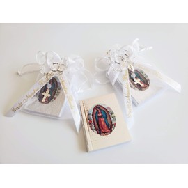 Famiworths12 ORGANZAS RECUERDOS PARA BODA. LIBRITOS DE REZO. VIRGEN DE GUADALUPE. REGALITOS