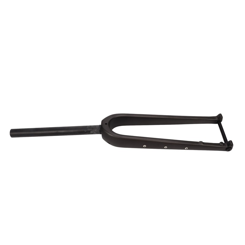 Bike Front Fork Carbon Fiber 100mm Opening Matte Straight Tube