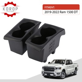 KOROP - Soporte para puerta de coche (1 par) para portavasos de espuma Dodge Ram 1500 DT 2019 2022