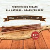 (Pack of 1) Irish Rover Beef Bully Sticks, 12 Inches,