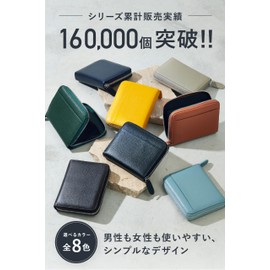 Neese Card Case, Card Slots, Large Capacity, Magnetization Prevention, Skimming Prevention, Unisex, darkbrown