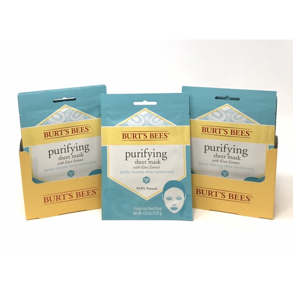 Burt's Bees 12 Burt's Bees Purifying Facial Sheet Masks with