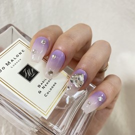 Heart Chocolat Nail Tips - Long Oval / 하트쇼콜라 네일팁 - 롱오벌