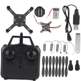 Les-Theresa Drone Kit Diy Drone Assembly Kit, Diy Quadcopter Kit Easy To Carry Drone Frame Kit, Diy Assembly Remote Controlled Drone Kit Mini Quadcopter Plastic Metal Aircraft Educational Toy