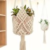 Outdoor Plant Hanger Macrame – Boho Macrame Plant Hanger For