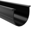 Garage Door Bottom Weather Seal T-Ends 20' Long, Black Strip