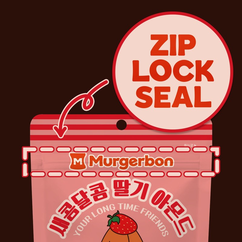 MURGERBON FLAVORED ALMOND 3pack (STRAWBERRY)