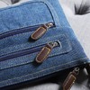 WOFASHPURET Denim Shoulder Bag for Women, Casual Tote Bag Retro